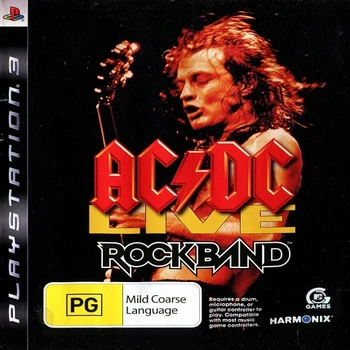 MTV Game ACDC Live Rock Band Refurbished  PS3 Playstation 3 Game